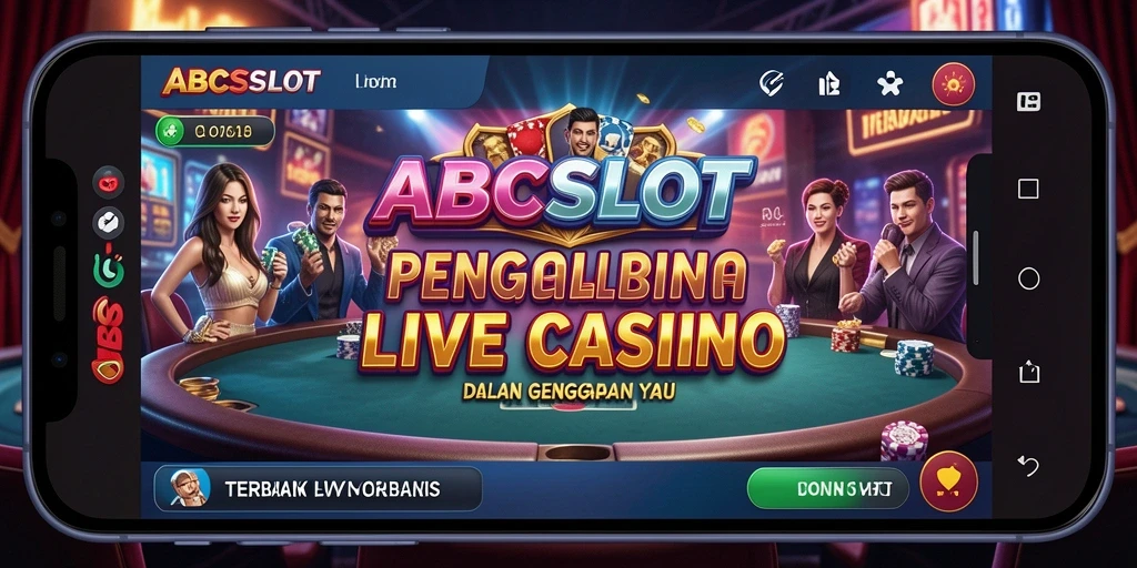 Tampilan screenshot ABCSLOT menampilkan dealer langsung dan suasana permainan yang mendebarkan.