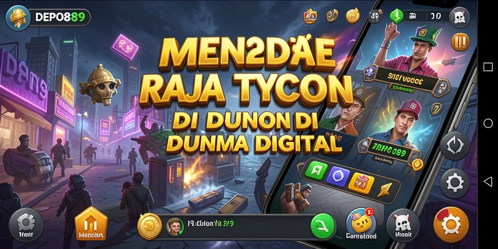 Tampilan gameplay DEPO89 yang mendebarkan dan penuh strategi Tycoon.