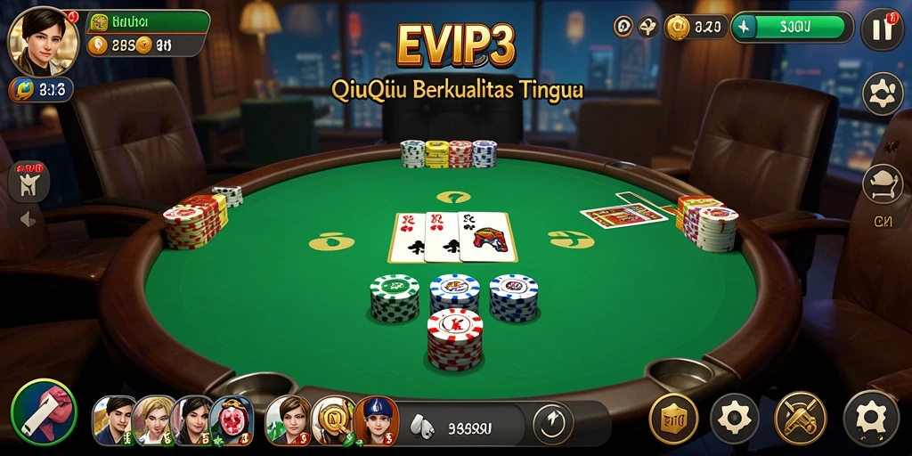 Gambaran gameplay QiuQiu yang menarik dan menantang di EVIP3.