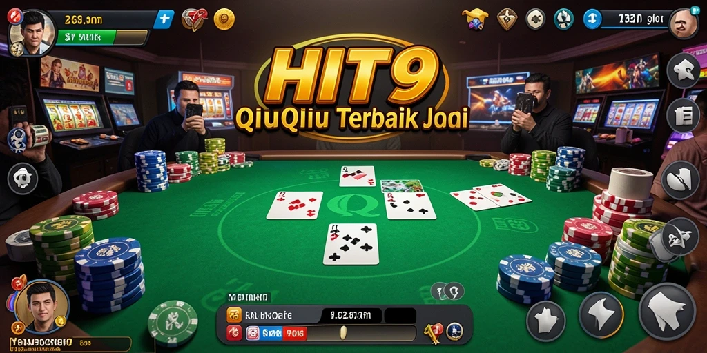 Tampilan menarik gameplay QiuQiu di HIT9.