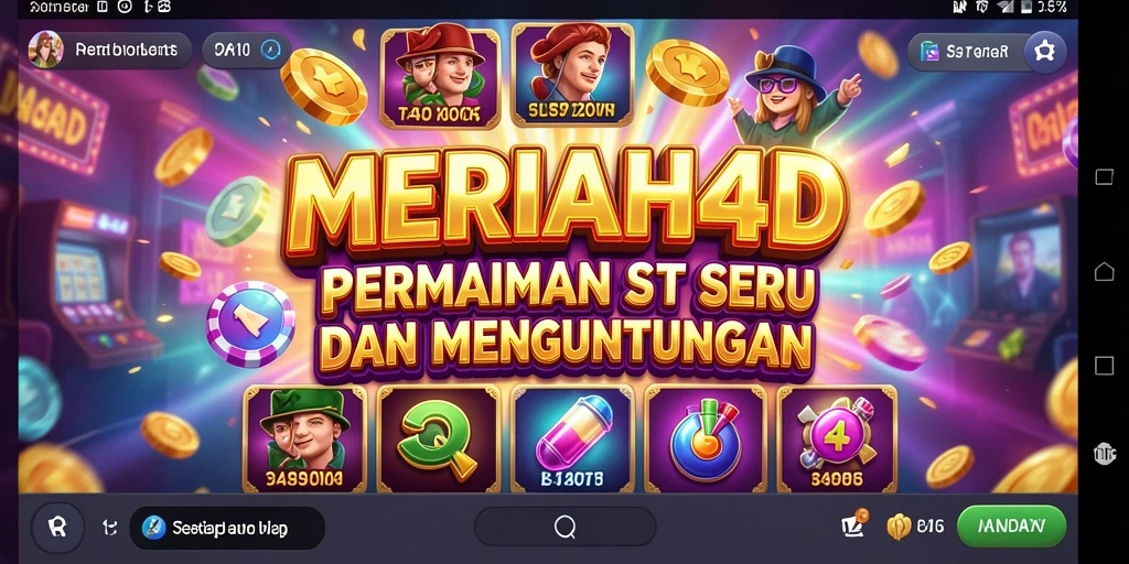 Screenshot gameplay MERIAH4D menampilkan aksi seru permainan slot.