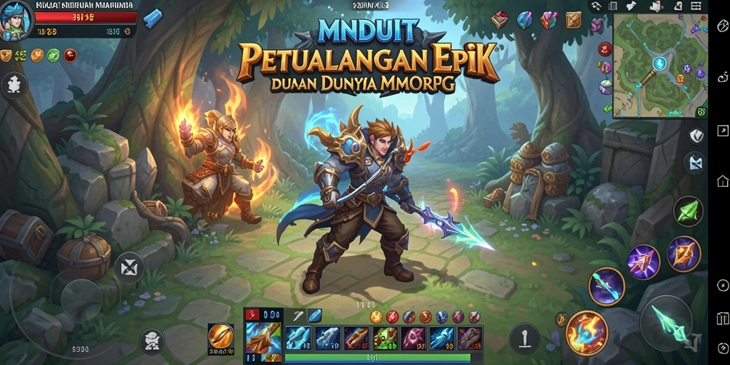 Screenshot gameplay <strong>MNDUIT</strong> menampilkan aksi seru dalam dunia MMORPG.