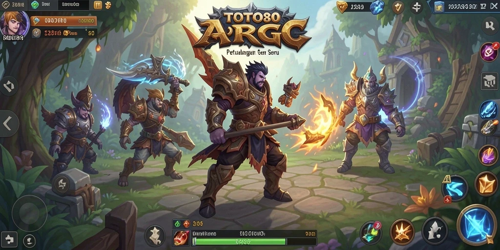 Tampilan gameplay ARPG TOTO80 yang menakjubkan dan penuh aksi.
