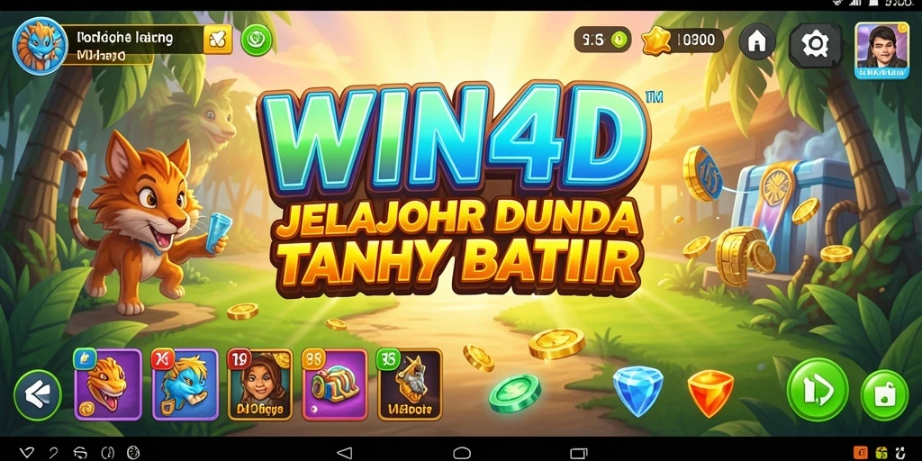 Tampilan gameplay <strong>WIN4D</strong> yang memukau dalam dunia Open World.